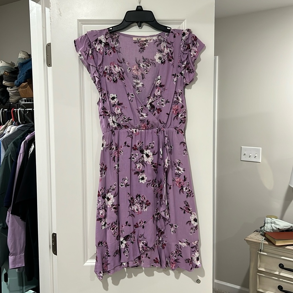 Small purple floral dress